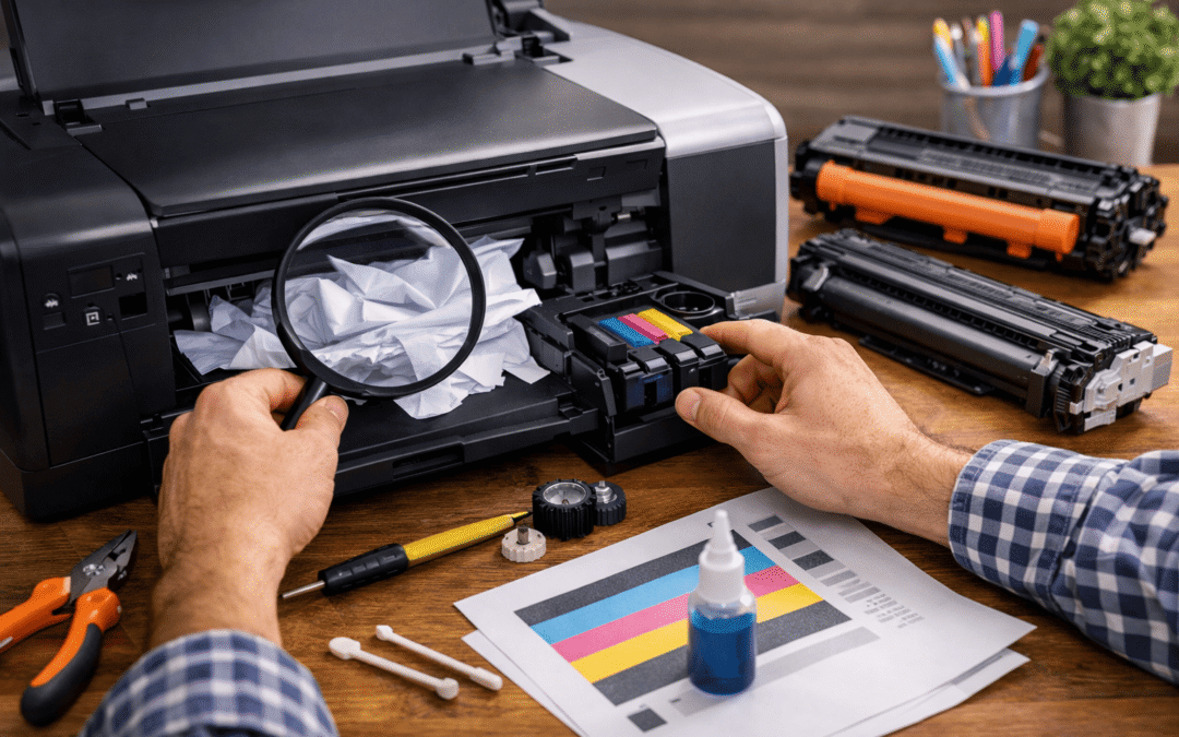 Les pannes d’imprimante les plus fréquentes et comment les réparer